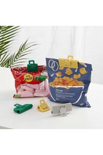 Image of IKEA ORINGABBORRE Sealing Clip Set of 9, Multicolour