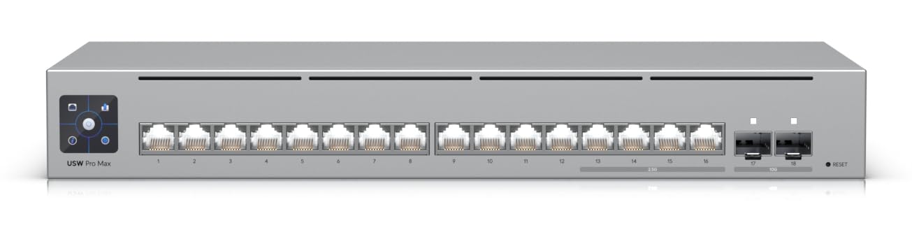 Amazon.co.jp: Ubiquiti Pro Max 16ポート 2.5G / 1G マネージド