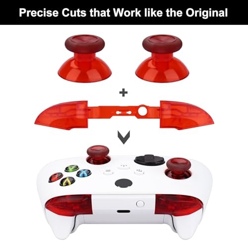 Image of Lb Rb Bumper Button Replacement for Xbox Series X S Controller, Shoulder Trigger Buttons Top Middle Bracket Replacement Parts for Xbox Series X S Controller