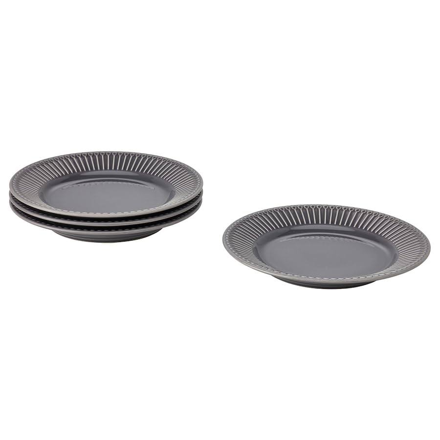 Side Plate, Stoneware Grey, 21 cm (2)