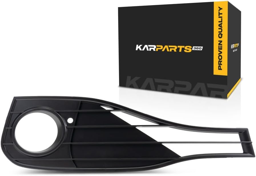 For BMW 428i 2014 2015 2016 Fog Light Bezel Passenger Side | Front | Textured | ABS Plastic | Replacement For BM1039194 | 51117294684