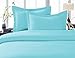 Elegant Comfort 1500 Thread Count Egyptian Quality Super Soft Wrinkle Free 3 pc Sheet Set, Deep Pocket, Twin Aqua