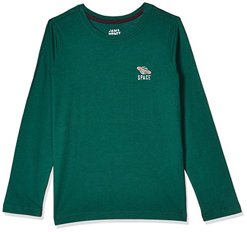 Image of Amazon Brand - Jam & Honey Boy's Regular Fit T-Shirt (Pack of 2)