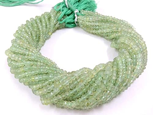 Prehnite rondelle beads perles gemmes naturelles 3-4mm 5 strands