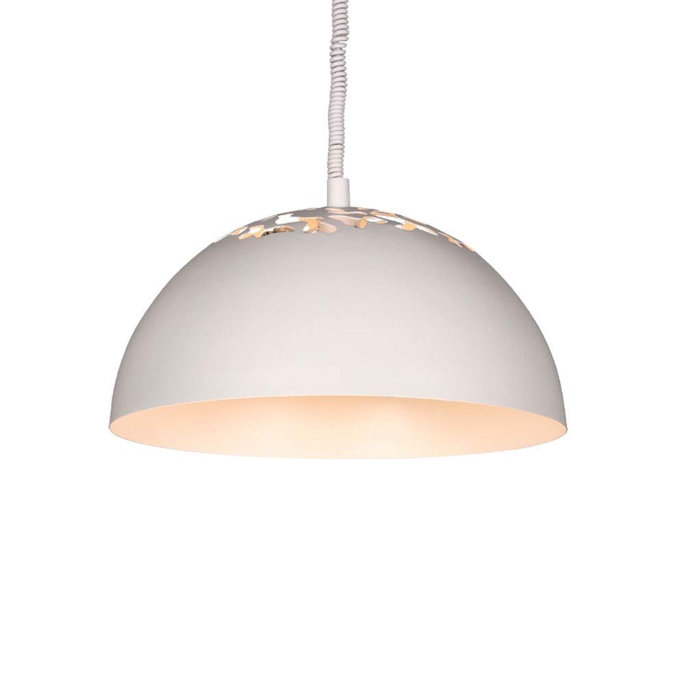 Lustre suspension blanc de style européen en métal durable pour salon chic