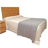 Colchas Cama 150 Modernas Verano - Colcha Cama 150 Invierno Cubrecama y Colchas de Verano Cama 150 - Colchas Cama 135 Modernas - Colcha Cama 90 Infantil y 105 (180 x 260 cm, Gris Ceniza)