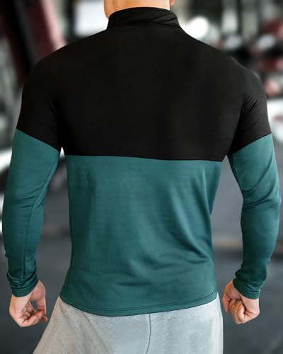 Image of Noble Monk Men's Active wear Regular Fit T Shirt |Full Sleeves |Casual T-Shirt for Men