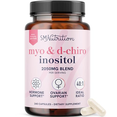 Myo-Inositol & D-Chiro Inositol for Hormone Balance for Women | Ideal 40:1 Ratio | Menstrual Cycle