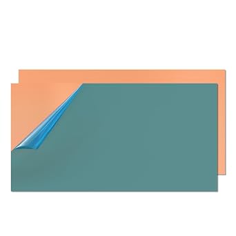 Copper Sheet Metal,4" x 8"-20 Gauge0.8mm Thickness,99.9% Pure Copper Plates for DIY, Jewelry, Electrical, Repair, Industrial2 Pac
