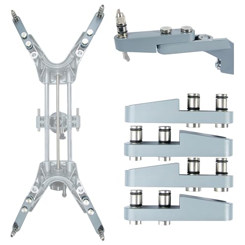 AutoSolo Kit d'extension de collier de roue – Prolonge la compatibilité des jantes jusqu'à 76,2 cm – Durable moulé sous pression – Facile à installer – Lot de 4 pièces, gris