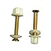 Danco 88653 Brass Plated Toilet Seat Hinge Bolts