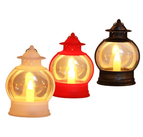 SHOPECOM Solar Lanterns Outdoor Waterproof Solar Lantern with Glass Retro LED Flickering Flameless Candle Lanterns Decorative Outdoor for Gift, Yard, Garden, Patio, Balcony, Porch, Party (2)-picture-40