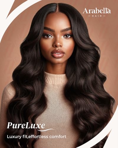 Arabella Hair 13x6 Lace Front Wigs Human Hair Body Wave HD Lace Front Wig 250% Density Ear-to-Ear Glueless Wigs Human Hair Pre Plucked Pre Bleached Pre Cut (22in, 13X6 Body Wave Wig) - Image 3