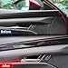 KELEIMAI Car Accessories Fit for 2019 2020 2021 2022 2023 2024 2025 Mazda 3 Axela Inner Side Door Panel Strip Cover Trim (Carbon Fiber Style) ABS 4 PCS