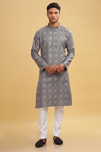 Image of BE ACTIVE Cotton | Traditional and Elegant Look | Indian Kurta for Men | Full Sleeve Kurta