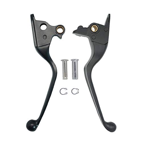 Leviers d'embrayage et de frein noirs pour rouler en Harley Davidson Fat Boy et Breakout