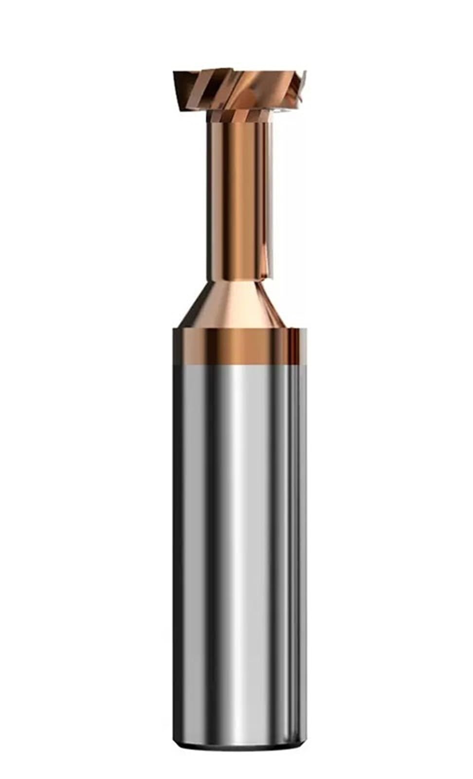 1 szt. HRC55 frez z trzonkiem D4-D12 mm, 4 ostrza z węglików spiekanych, powłoka TiCN, do rowków, narzędzia CNC (stal, D8 x H1,5)