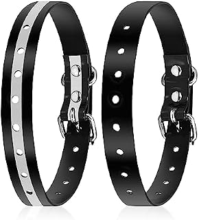 PetJoy Shock Collar Replacement Collar Strap, E Collar Replacement Strap, 8-27 Inches Adjustable Classic Dog Collar Strap for Small Medium Large Dogs (2-Pack)