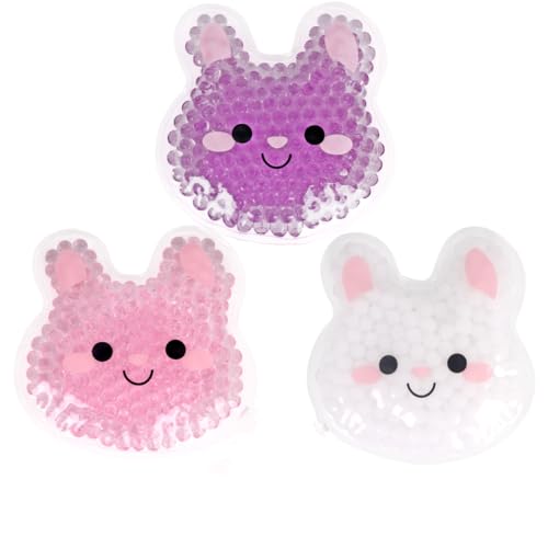 Hilph Kids Ice Packs for Boo Boos Reusable 3 Pack Gel Ice Packs for Toddlers & Children Injuries Reusable Soft Small Hot & Cold Pack for Bumps Bruises Fever Get Well Gifts