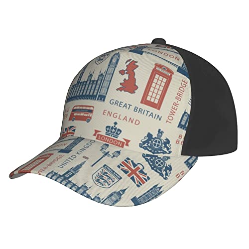 3D-Baseballkappen, für Herren und Damen, verstellbare Krempe,...