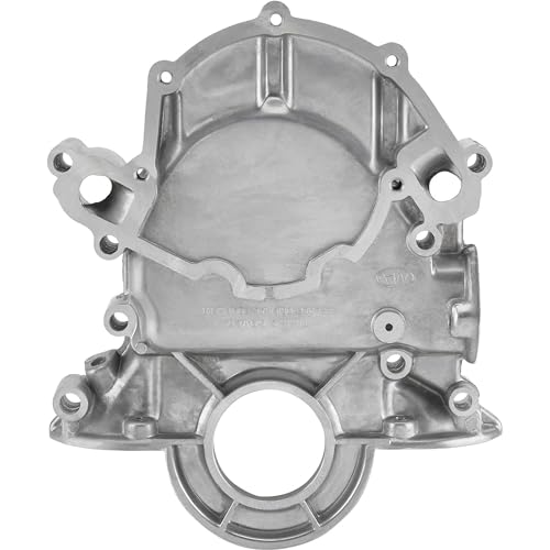 Image of Aluminum Timing Chain Cover For 1966-1984 Ford 289 302 351 Windsor | Fits 1966-1984 Ford Mustang E-100 Econoline Lincoln Versailles Mercury Comet. Replace 635-107 D20Z6019A. Non EFI design.