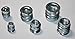 Produktbild 100 Stück Einschraubmuffe, Einschraubmutter ohne"Kragen" - 15 mm - M6 Innengewinde - verzinkt. Profiqualität von RONIN FURNITURE FITTINGS® MA314A6015