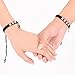 Morenitor Couple Bracelets Handmade Key and Lock Braided Bracelet His and Hers Valentine's Day Jewelry Set for Lover