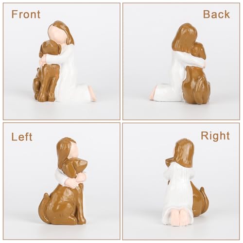 Hund Deko Engel Trauer Geschenk Schutzengel Gedenkstein Statue Für Thanksgiving Weihnachten Heimdekoration Ornament Gedenkgeschenke