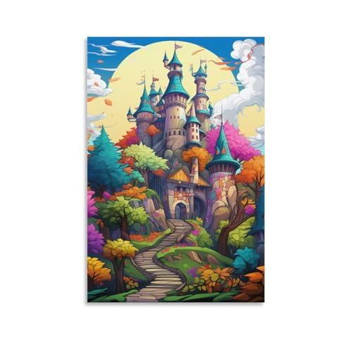 Pintura poster País de las Maravillas para renovar dormitorios modernos