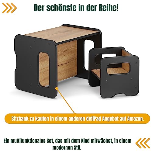 Chaise transformable en table pour bébé, tabouret defiPad évolutif 1 an et plus - 8