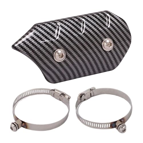 Anti calor y tacto seguro con la cubierta protectora para escape de moto