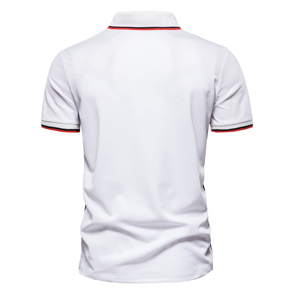 Polo de Golf para Hombre, Camiseta Deportiva de Tenis, Ropa de Calle, Moda Informal, Polo de Rendimiento atlético, Manga Corta