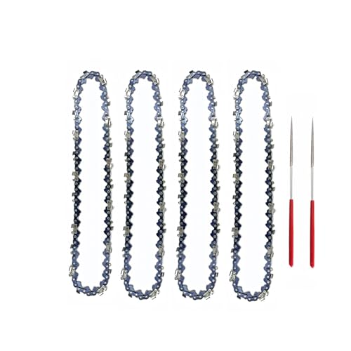 ZZaomx 8インチチェーンソーガイドバーとソーチェーンセット 45ドライブリンク電動ソー 1/4''P ブラシレス電動ソー用 ウッドカッター用 スペアチェーン