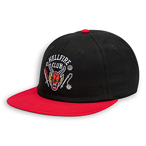 Bioworld Stranger Things Hellfire Club Gorra negra, Negro, Taille unique