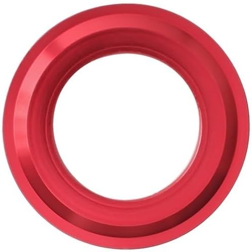 Bike Cone Headset Spacer Tapered Fork Base Aluminum Alloy Conversion Seat 1.5 Inch to 28.6mm Washer Bicycle Parts for Bikes(Red)