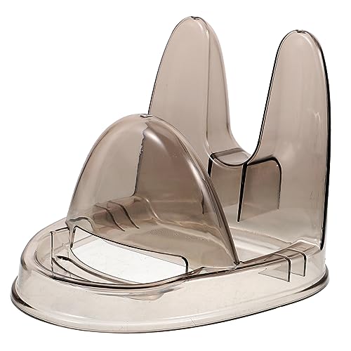 BRIGHTFUFU Pan Lid Organizer and Spoon Rest for Kitchen Counter Pot Lid Holder Easy to Use Kitchen Accessories for Spaces Simple Design