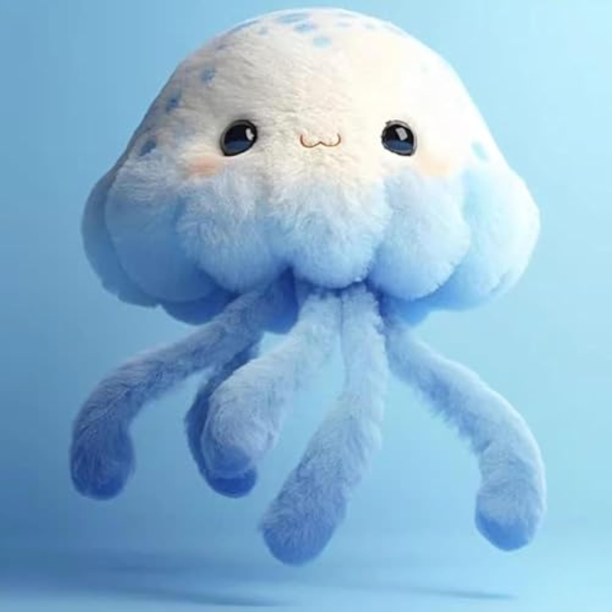 Jellyfish Plush Keychain Playful Stuffed Toy