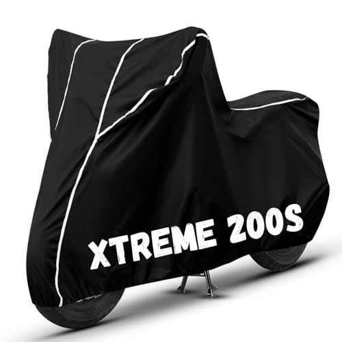 Image of Bike Cover for Xtreme 200S 100% Waterproof, Dustproof & Scratch Resistant| Fully Bottom Elastic UV Resistant Heavy Duty Body Cover | All Weather Outdoor Use