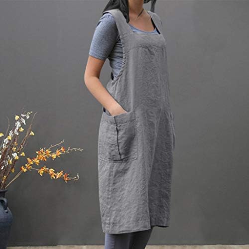 baggy pinafore dress