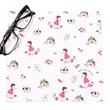 3carat おもてなしクロス アルプスの少女ハイジ 元気なハイジ ユキちゃん ヨーゼフ グッズ マイクロファイバー メガネ拭き 眼鏡拭き ハンカチ ギフト