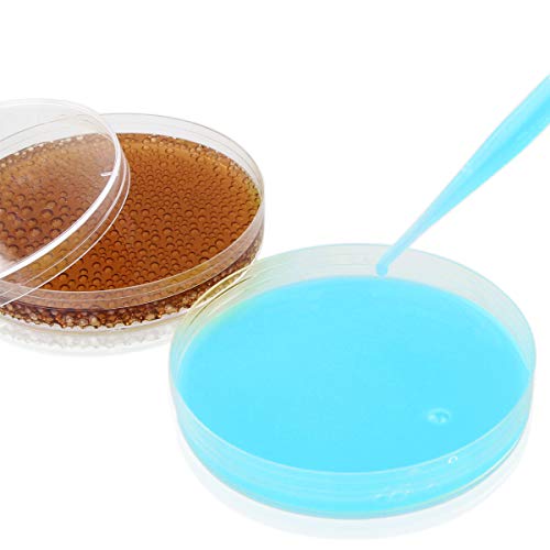 50 Pack Sterile Plastic Petri Dishes with Lid, 90mm Dia x 15mm Deep Sterile Petri Plates with 100 Pack 3 ml Plastic Transfer Pipettes, Petri Dish Set for Lab, Experiment, Biology, Microbiology Studies - Thumbnail 2