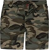 Ajustement régulier Vintage Industries Eton Short, woodland, S