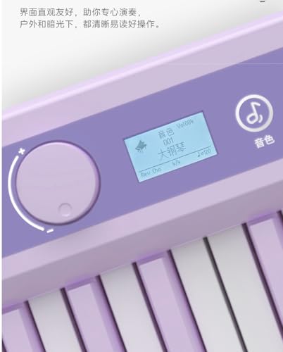 Piano électronique pliable 88 touches Violet Xinghai Tup Tup clavier compact
