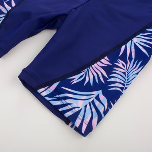 Image of GRACE KARIN Girls Rash Guard Swimsuit Short Sleeve Two Piece Bathing Suit 6-12Y