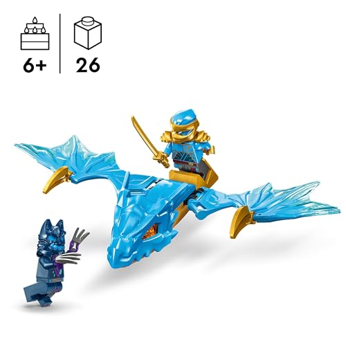 LEGO 71802 'attaque du dragon rebelle de Nya NINJAGO - vue 6
