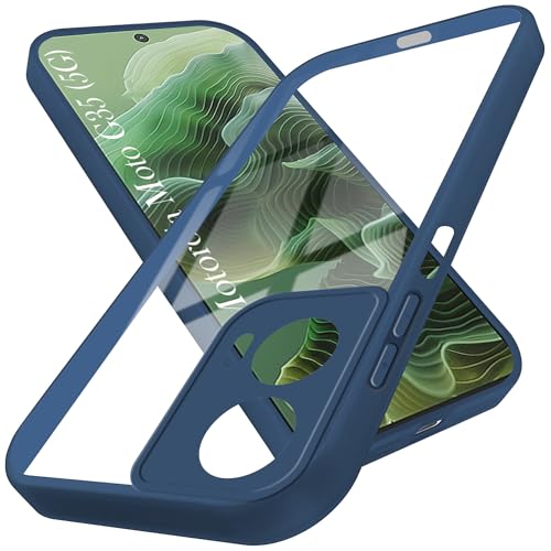 Image of Jkobi Ultra-Hybrid Back Cover Case for Motorola Moto G35 5G (Lifetime Anti Yellow | Anti Scratch | Crystal Clear Shockproof)