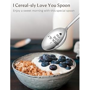 Lovinglyyoursicerealslyloveyouspoonforboyfriendhimhusbandgiftsvalentinesbirthdayanniversarypresentsforgirlfriendherwifefamily Urban Country Home Decor Lovingly yours i cerealsly love you spoon for boyfriend him husband gifts valentines birthday anniversary presents for girlfriend her wife family urban country home decor