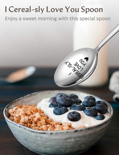 Lovinglyyoursicerealslyloveyouspoonforboyfriendhimhusbandgiftsvalentinesbirthdayanniversarypresentsforgirlfriendherwifefamily Urban Country Home Decor Lovingly yours i cerealsly love you spoon for boyfriend him husband gifts valentines birthday anniversary presents for girlfriend her wife family urban country home decor