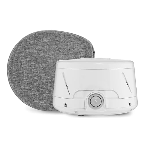 Image of Yogasleep Dohm Classic & Travel Case (2 Piece Set) The Original White Noise Machine with Natural Sound from a Real Fan, Sleep Aid & Noise Cancelling For Adults & Baby, Office Privacy & Meditation