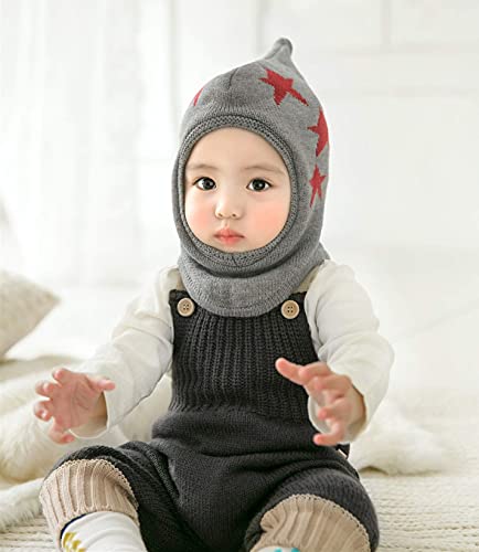 Image of Baby Girls Boys Winter Hat Scarf Kids Earflap Hood Scarves